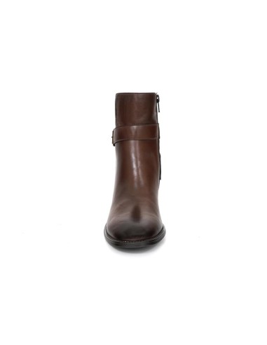 bottines femme de peau marron W-ZALIOR-BROWN