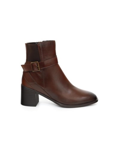bottines femme de peau marron W-ZALIOR-BROWN
