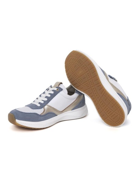 Blue suede Women's sneakers
