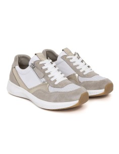 White suede Women's sneakers