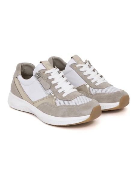 White suede Women's sneakers
