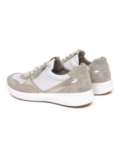 White suede Women's sneakers 2