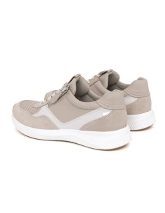 baskets femme suède beige W-ZANDOR-TAUPE 2
