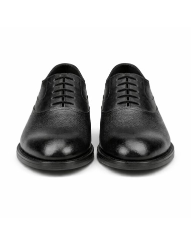 Oxford de piel granulado color negro