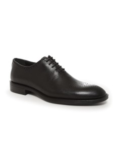 Oxford de piel con costura color negro 2