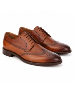Derby de peau marron OLVERA-CUERO 2