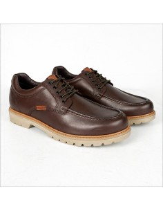 Derby de peau marron PANORI-BROWN 2