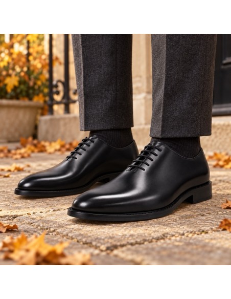 Oxford de peau le noir PARMEN-NEGRO