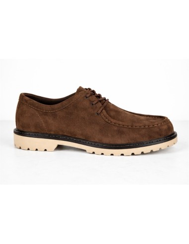 Derby suède marron SALABY-BROWN