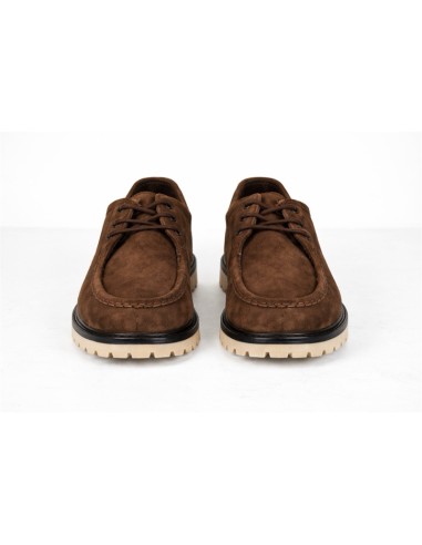 Derby suède marron SALABY-BROWN