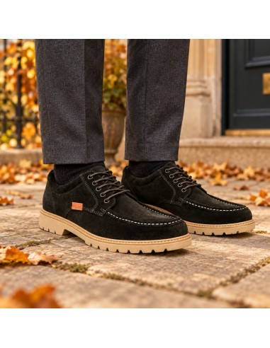 Derby suède marron SANORI-BROWN