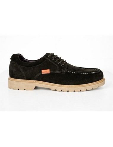 Brown suede derby