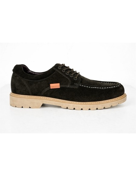Derby suède marron SANORI-BROWN