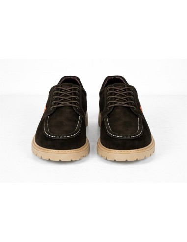 Derby suède marron SANORI-BROWN