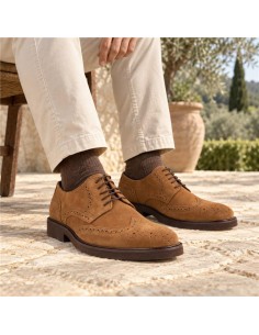 Derby suède cuir SERNOL-CUERO