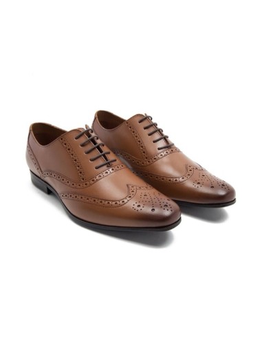 Brown leather Oxford