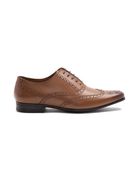 Brown leather Oxford