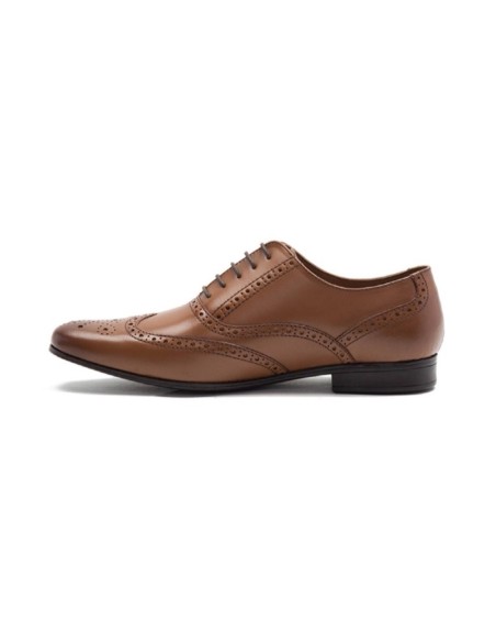 Brown leather Oxford