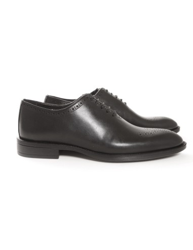 Oxford de piel con costura color negro
