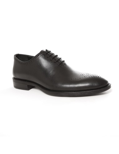 Oxford de piel con costura color negro