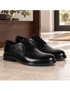 Derby de peau le noir VONABY-NEGRO