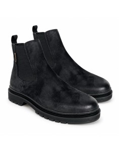 Bottine de peau le noir BRUMEN-BLACK 2