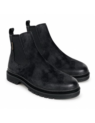 Bottine de peau le noir BRUMEN-BLACK