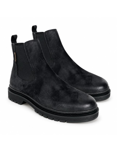Bottine de peau le noir BRUMEN-BLACK