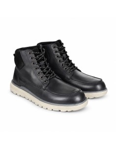 Bottine de peau le noir CIPMEN-BLACK 2