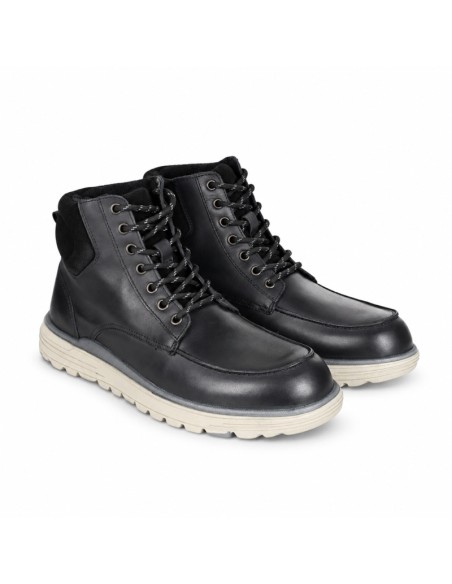 Bottine de peau le noir CIPMEN-BLACK