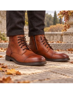 Bottine de peau cuir FALNER-CUERO