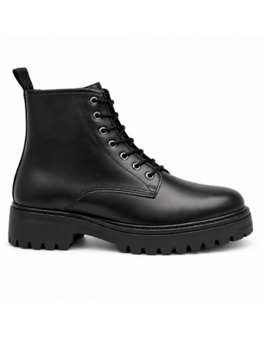 Bottine de peau le noir LAMIR-BLACK