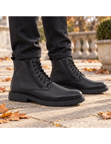 Bottine de peau le noir NACOPA-BLACK