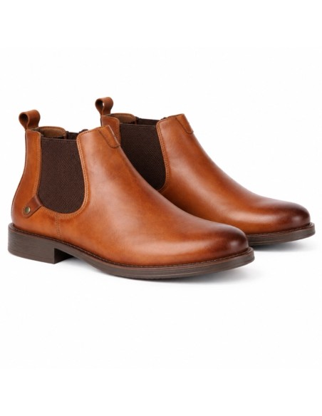 Light Brown leather chelsea boots