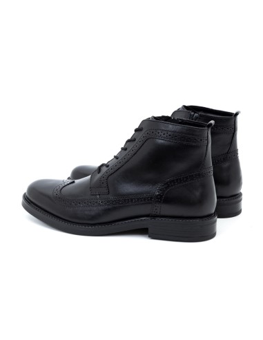 Black leather boot