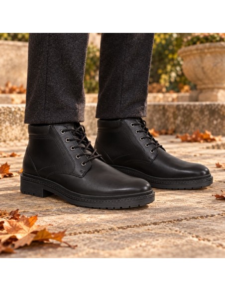 Bottine de peau le noir PLUTMEN-BLACK