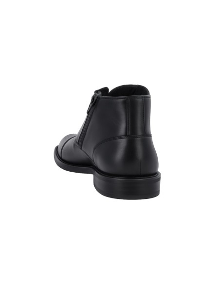 Bottine de peau le noir PRALON-NEGRO