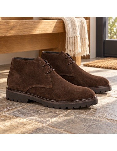 Bottine suède marron SAROTI-BROWN