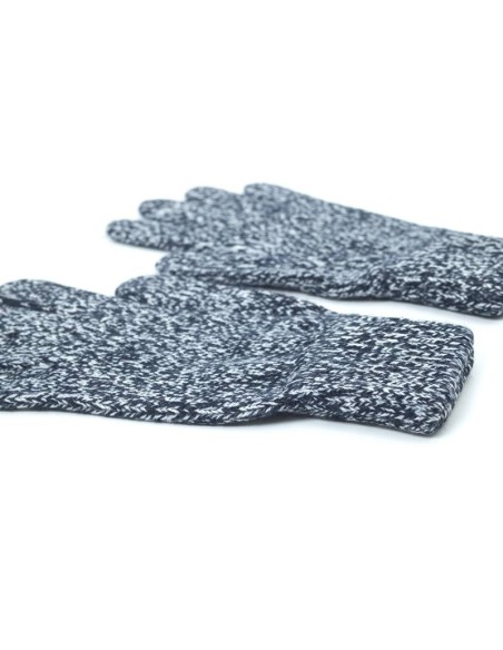 Guantes tejida suaves al tacto color gris