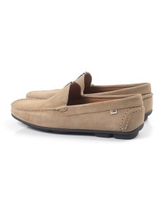 Beige suede moccasin 2