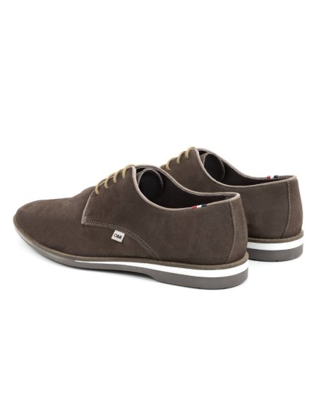 Brown suede derby