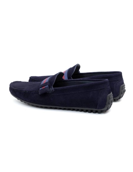 Mocassin suède bleu SENET-NAVY