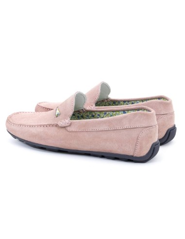 Mocassin suède rose SOPET-PINK
