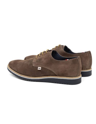 Brown suede derby