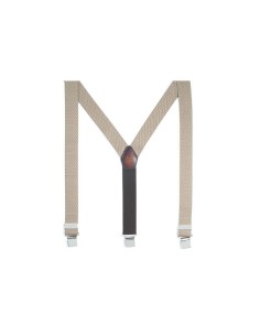 Beige elastic braces