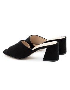 Zapato de Vestir de ante liso color negro 2