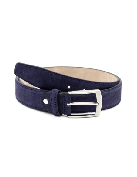 Ceinture suède bleu B-SAKTER-AZUL