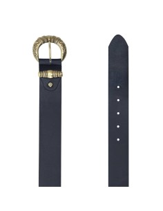 ceinture femme de peau bleu WB-SHELL-MARINO 2