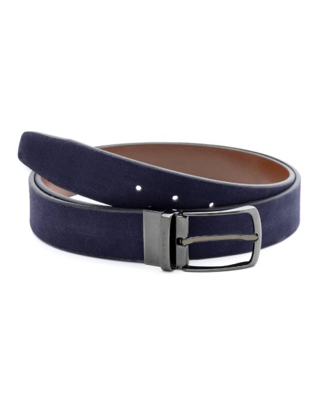 Ceinture suède bleu B-SELLIVER-AZUL