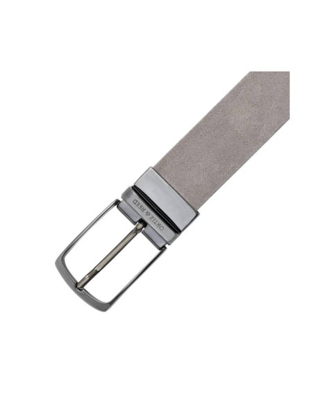 Grey suede belt